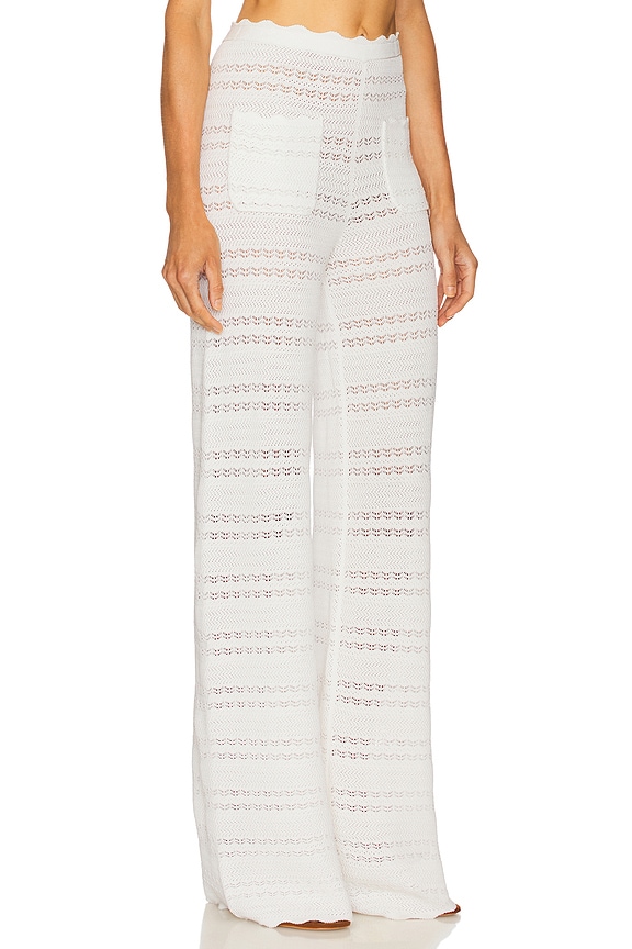 view 2 of 6 Kaitltn Scalloped Pant in Ivory