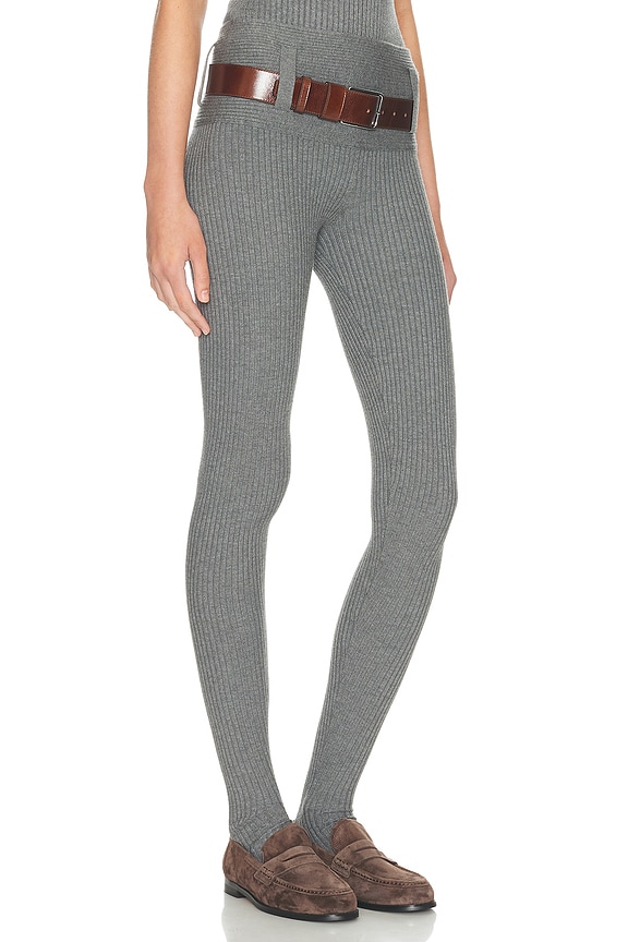 view 2 of 6 Corinne Footed Legging in Grey