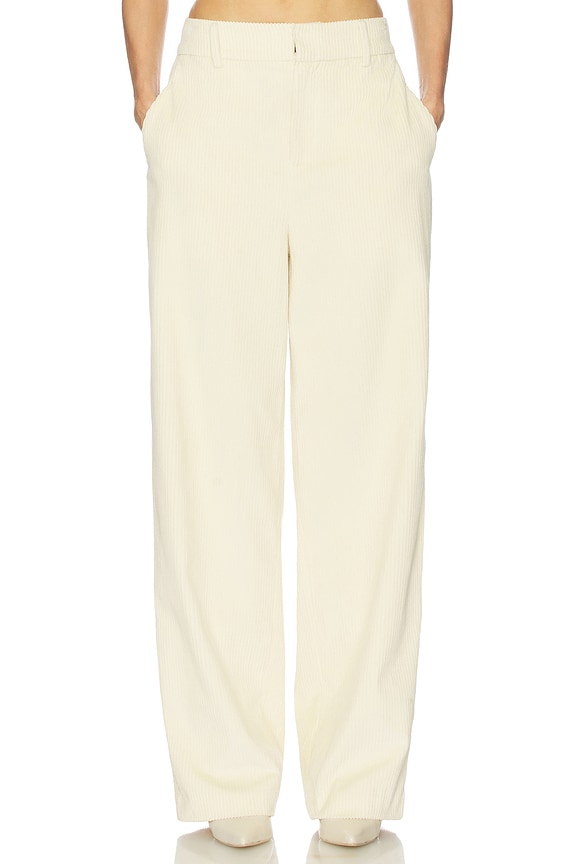 view 1 of 6 The Baggy Trouser in Corduroy in Cream