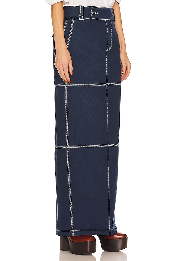view 2 of 4 Maxi Skirt in Navy