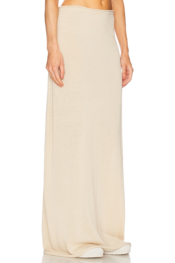 view 2 of 6 Palmer Knit Skirt in Natural Linen
