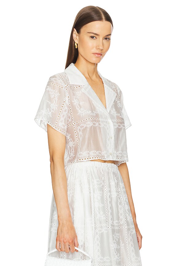 view 2 of 5 CHEMISE HANDKERCHIEF CAMP in White