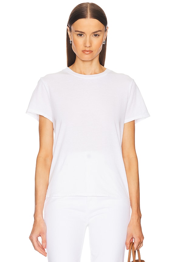 view 2 of 5 The Little Boy Tee in Classic Light Jersey in White