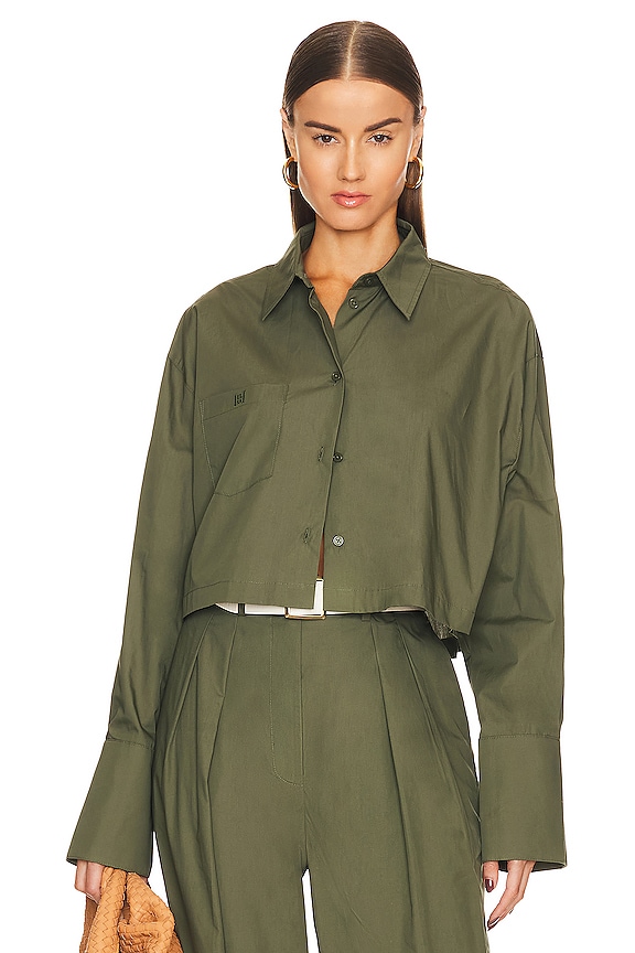 view 2 of 5 シャツ in Khaki Green