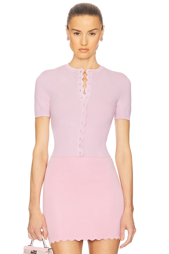 view 2 of 5 ELVIRA 가디건 in Light Pink