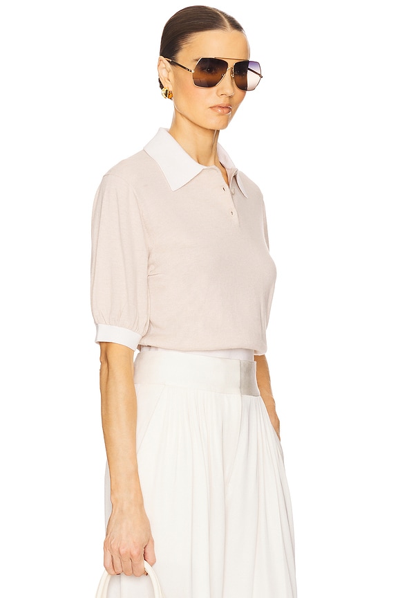 view 2 of 4 Liesel Polo in Oatmeal