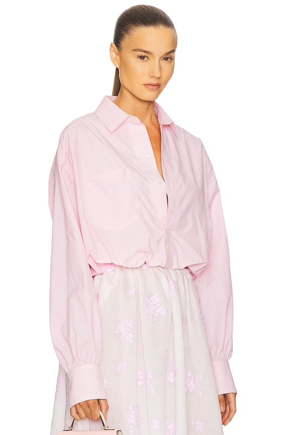 view 2 of 4 BUBBLE SHIRT 탑 in Rose Quartz