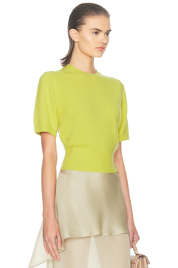 view 2 of 4 Jesebelle Knit Top in Chartreuse