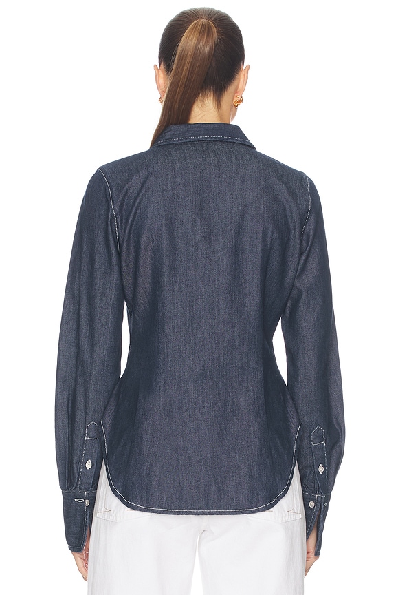 Denim Fitted Shirt