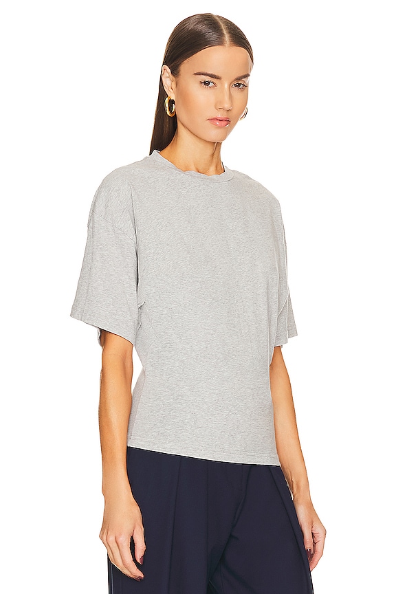 view 2 of 4 Jersey Tee in Heather Grey
