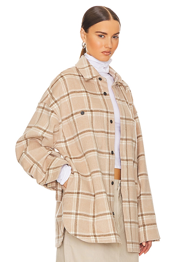 view 2 of 4 PLAID FLANNEL オーバーシャツ in Tan Plaid