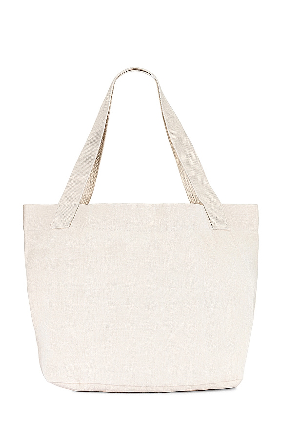 view 2 of 4 Logo Tote in Natural