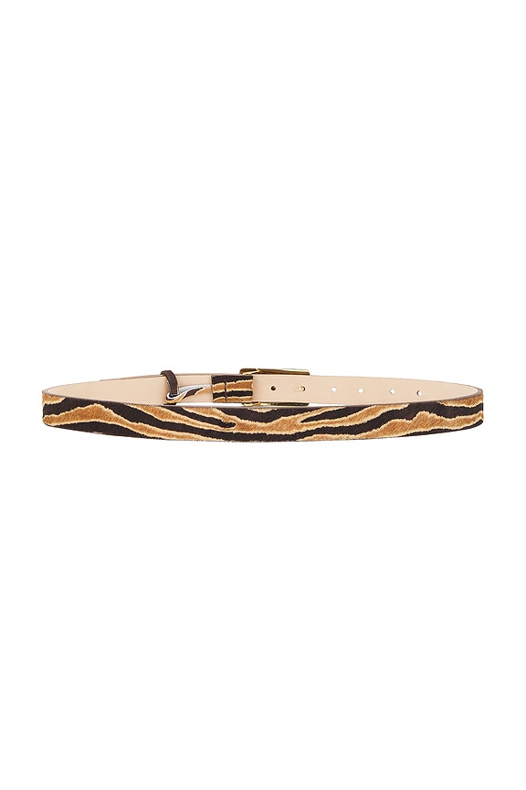 view 2 of 3 Plate Belt in Gold & Zebra
