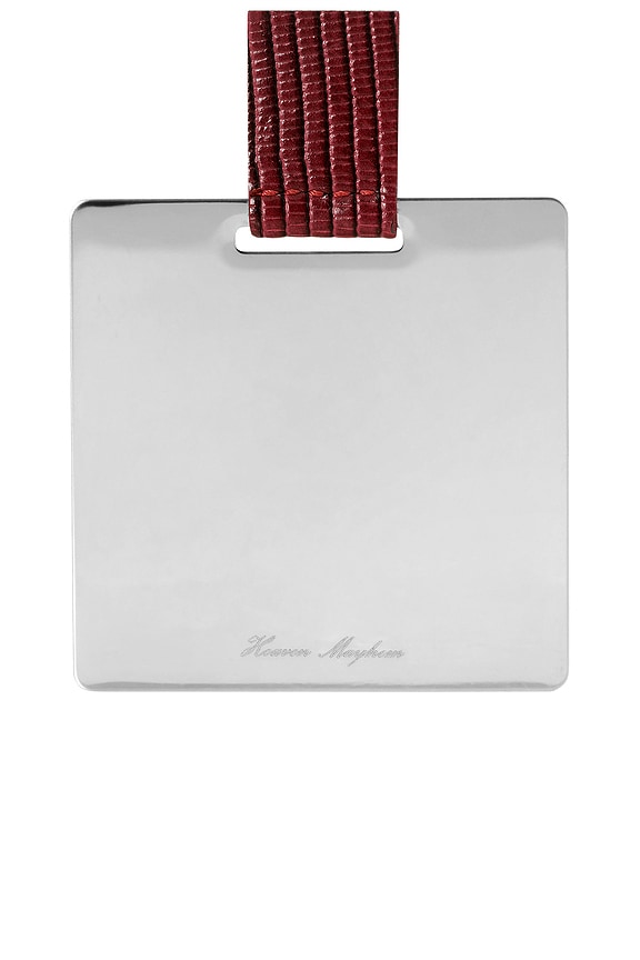 view 2 of 3 Mirror Compact in Burgundy