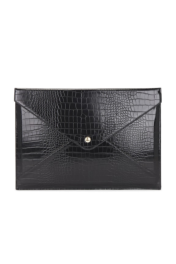 view 1 of 4 CAPA PARA LAPTOP LAPTOP SLEEVE in Black Croc