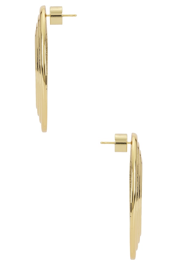 view 2 of 2 Rowan Earrings in Gold & Brown