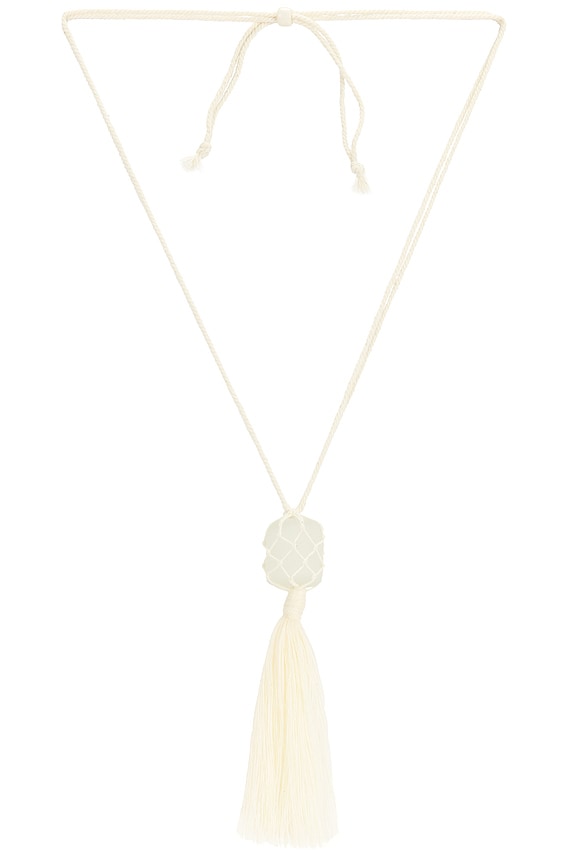 view 1 of 3 Claudette Necklace in White