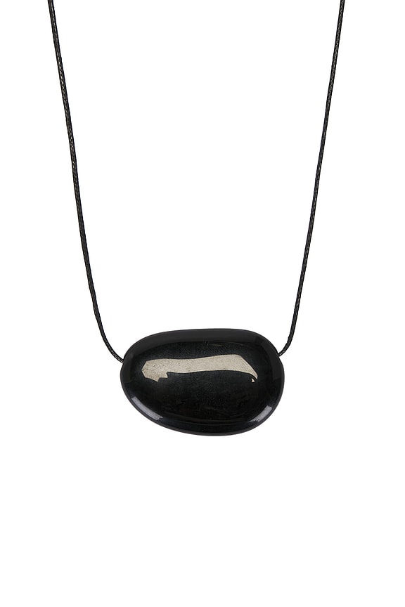 view 2 of 3 Julia Long Pendant Necklace in Black