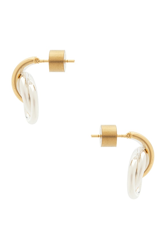 view 2 of 2 PENDIENTE MICRO KNOT in Mixed