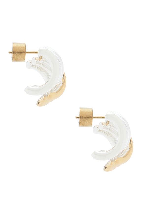 view 2 of 2 PENDIENTES DE TACHUELA CLOVE in Mixed