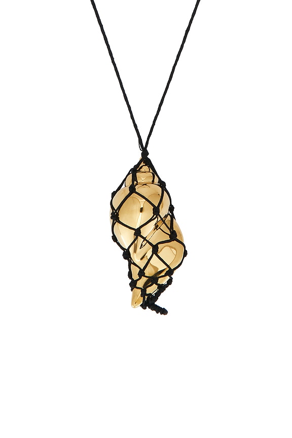 view 2 of 3 COLLAR COLGANTE STERLING in Black & Gold