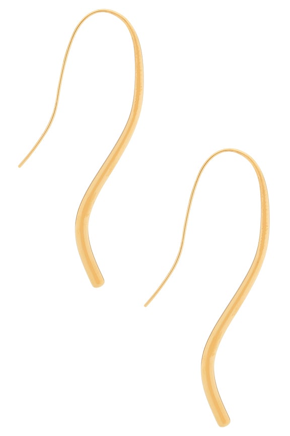 view 2 of 3 LENORA 댕글링 이어링 in Gold