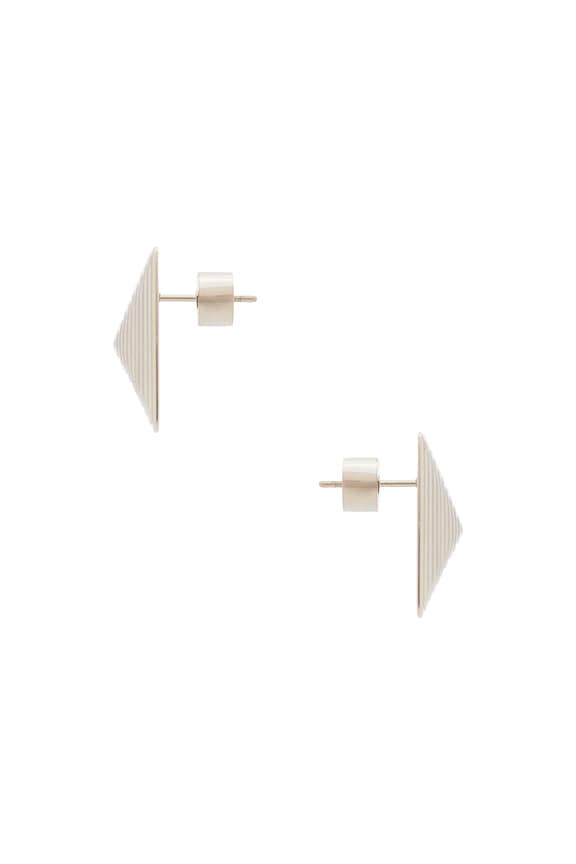 view 2 of 2 PENDIENTES DE TACHUELA CELESTE in Silver