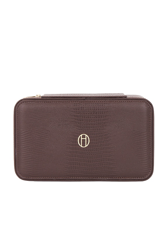 view 1 of 5 Travel Jewelry Case in Espresso