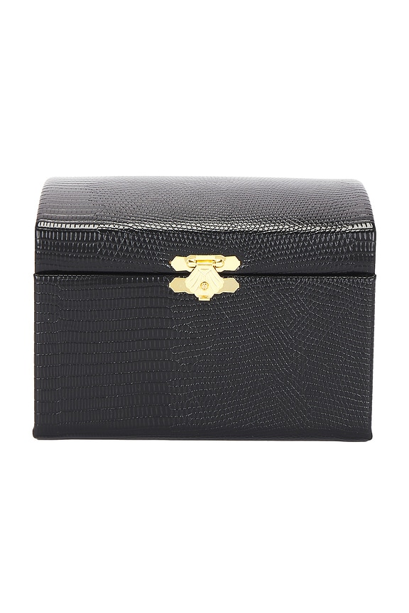 view 1 of 4 Vintage Jewelry Box in Brown