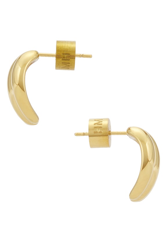 view 2 of 2 PENDIENTES AURELIA in Gold