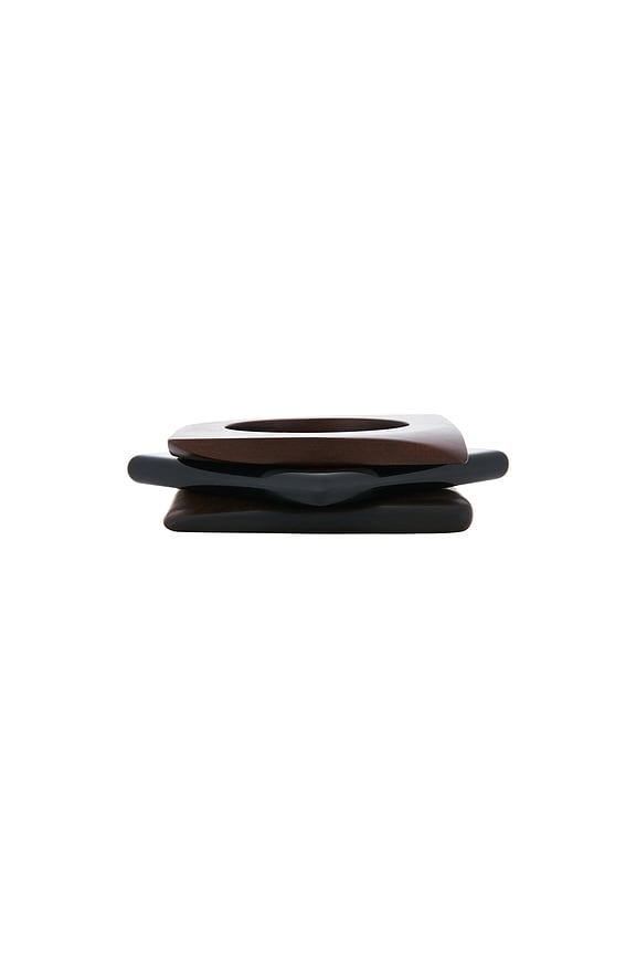 view 2 of 6 CONJUNTO DE BRAZALETE NOTTE in Black