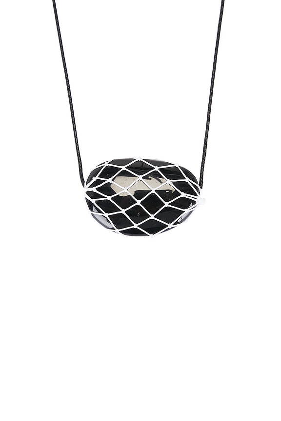 view 2 of 3 COLLAR COLGANTE JULIA in Black & White