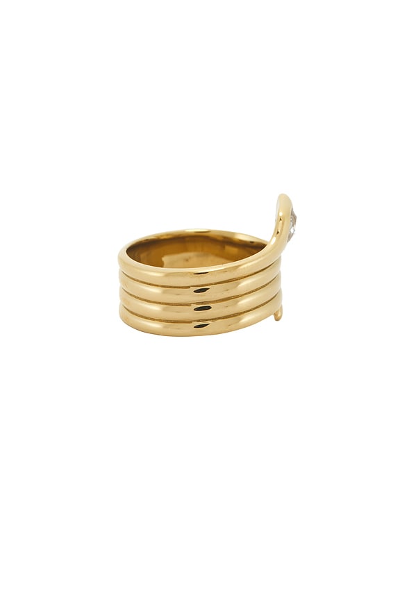 view 2 of 3 ANILLO ORIA in Gold & White