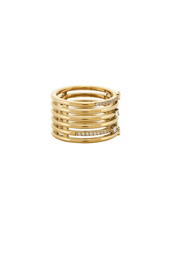 view 2 of 3 ANILLO WHIMSEY in Gold & White