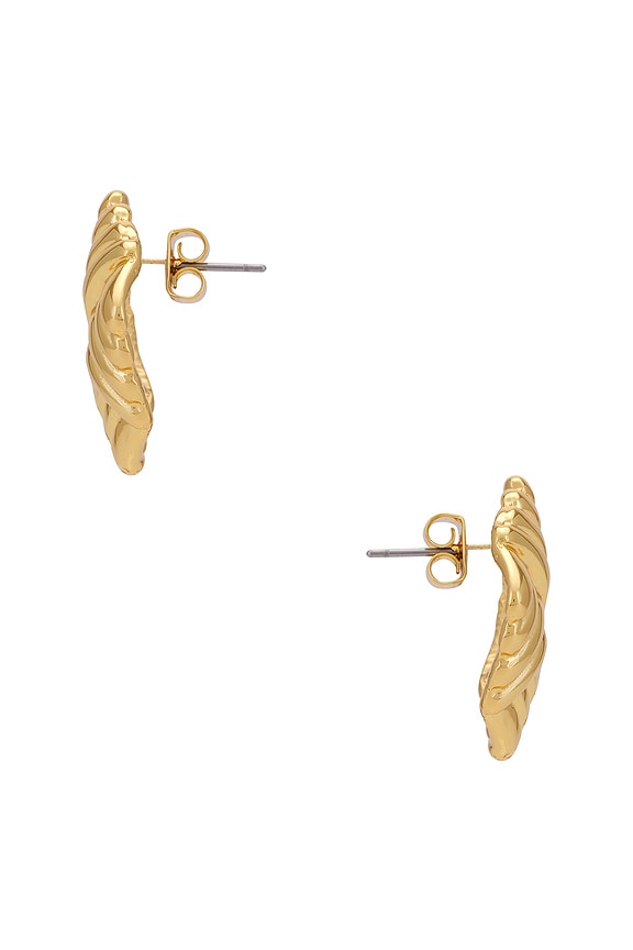 view 2 of 2 Wind Earrings in Gold