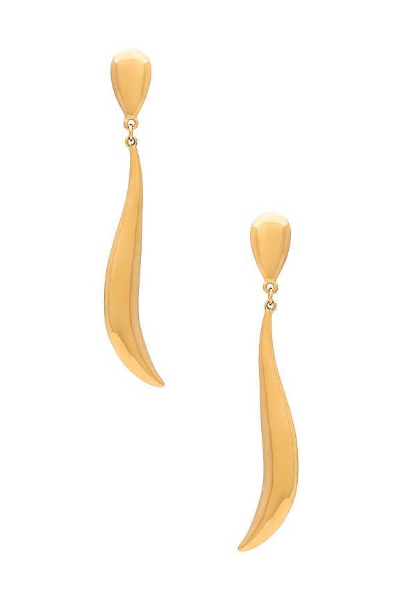 view 1 of 2 Wave Earrings in Gold