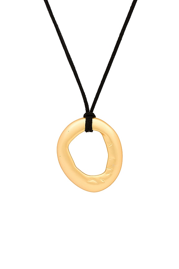 view 2 of 2 Mini Necklace in Gold & Black