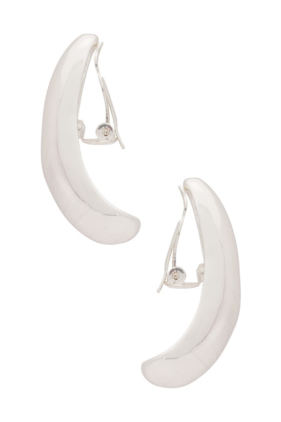 view 2 of 2 Beanie Earrings in Silver