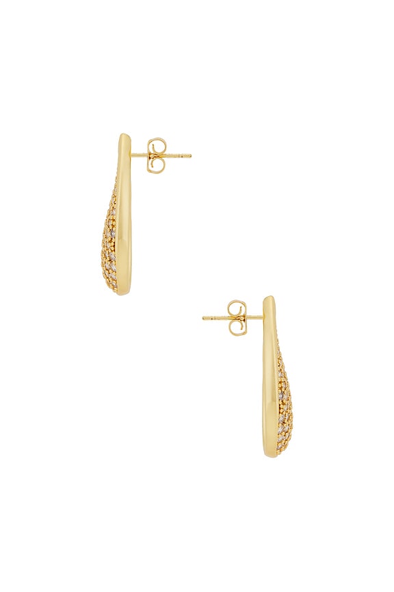 view 2 of 2 Tear Earrings in Gold