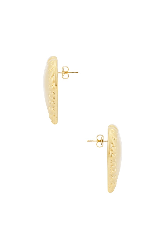 view 2 of 2 BOUCLES D'OREILLES LOVE II in Gold