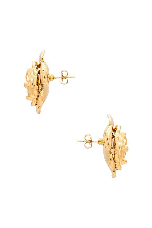 view 2 of 2 Petal Earrings in Gold