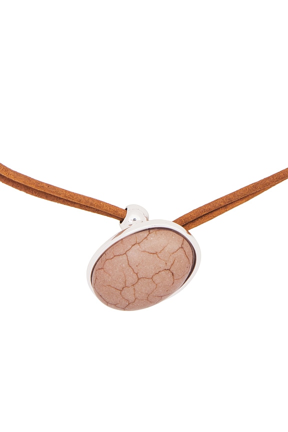 view 2 of 2 Valentina Necklace in Khaki