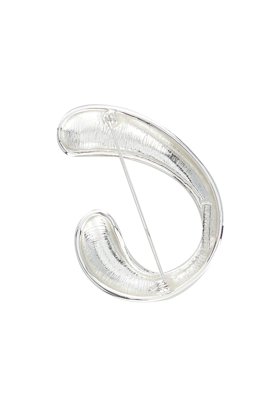 view 2 of 4 Twist Skinny Brooch in Silver