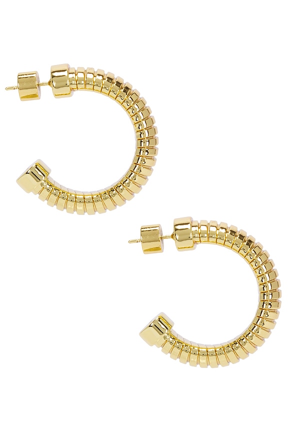 view 2 of 3 REID フープイヤリング in Gold