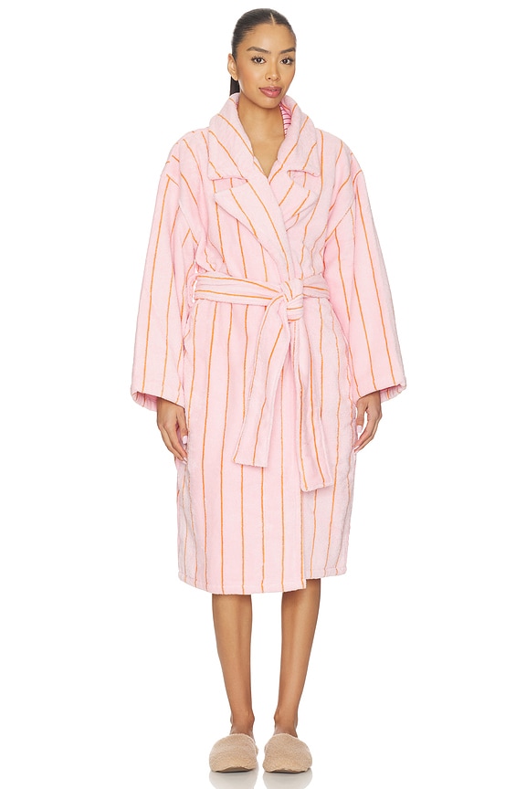 view 2 of 4 Pinstripe Robes in Fleur