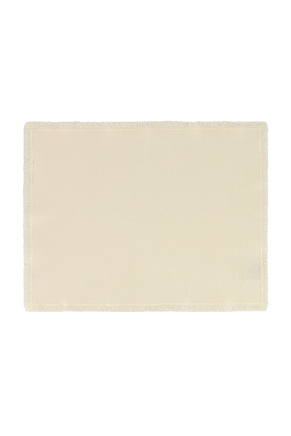 view 2 of 3 Essential Cotton Placemats Set Of 4 in Ivory