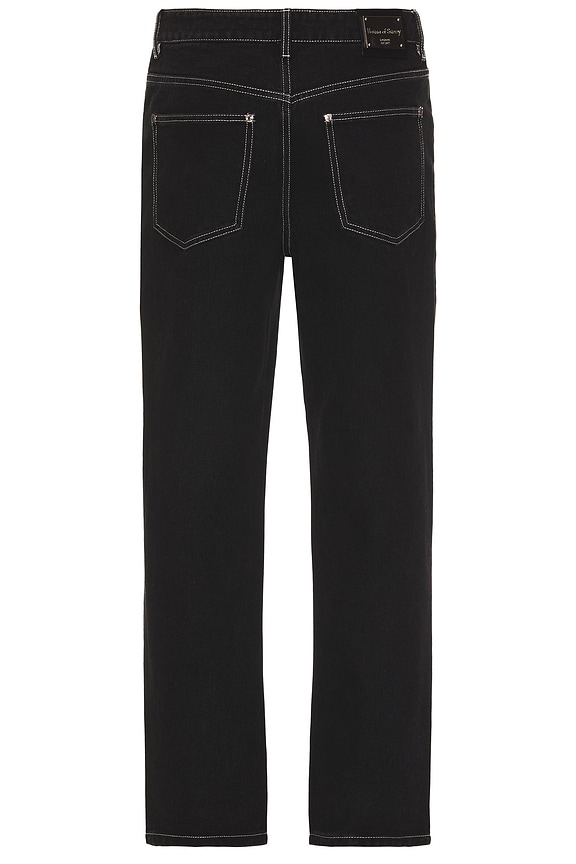 view 2 of 4 13oz Carpenter Straight Leg Jeans in Jet Black Wash