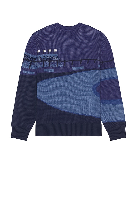view 2 of 5 Race Day Knit Sweater in Navy