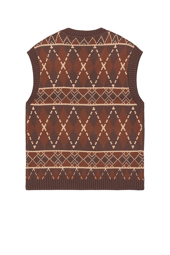 view 2 of 5 Ripples Vest in Tobacco