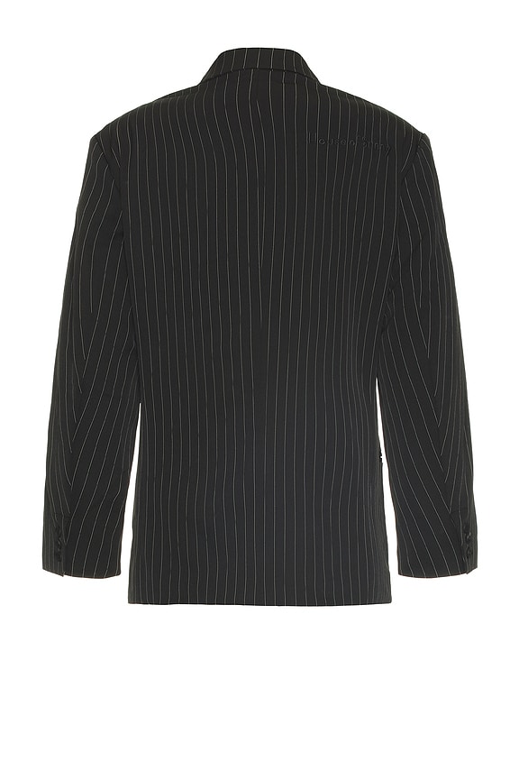 view 2 of 4 PINSTRIPE ブレザー in Jet Black